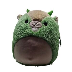 FuzzAMallows Palmer Goat Green Plush Squishmallow‎ Stuffed Animal Toy NWT